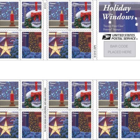 Flag Stamp Shop 16 Holiday Windows Booklet 2026