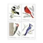 Shop 2018 Birds In Winter Cardinal Stamps Cheap In Bulk 3 2027