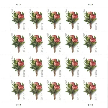 Flag Stamp Shop Celebration Boutonniere Stamp Usps Wedding Forever Stamps On Sale Cheap In Bulk 1 2026