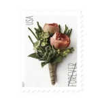 Shop Celebration Boutonniere Stamp Usps Wedding Forever Stamps On Sale Cheap In Bulk 3 2027