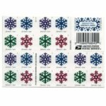 Shop Geometric Snowflakes Stamps Cheap Forever Stamps In Bulk Sale 1 2027