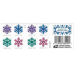 Shop Geometric Snowflakes Stamps Cheap Forever Stamps In Bulk Sale 1 2027