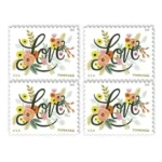 usps love flourishes stamps