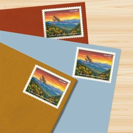 Flag Stamp Shop Priority Express Mail 28 75 Great Smoky Mountains Stamps 1 2026