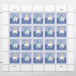 Shop Sailboat Postcard 2023 Cheap Usps Postage Forever Stamps 1 2027