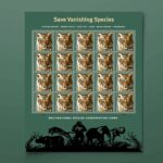 Shop Tiger Animal Discount Save Vanishing Species Stamps 2028 2027