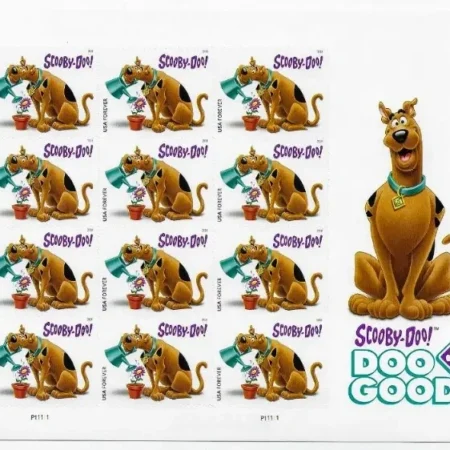 Flag Stamp Shop Scooby Doo Forever Stamp Great Dane Stamps Sheet 2026