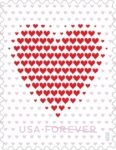 Shop Wedding Love Stamps 2020 Hearts Stamp 2 2027