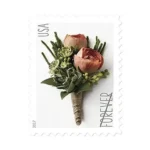 Shop Celebration Boutonniere Stamp Usps Wedding Forever Stamps On Sale Cheap In Bulk 3 2027