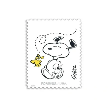 Shop Cheap Charles M Schulz Stamps Usps Snoopy Stamp 2022 1 2027