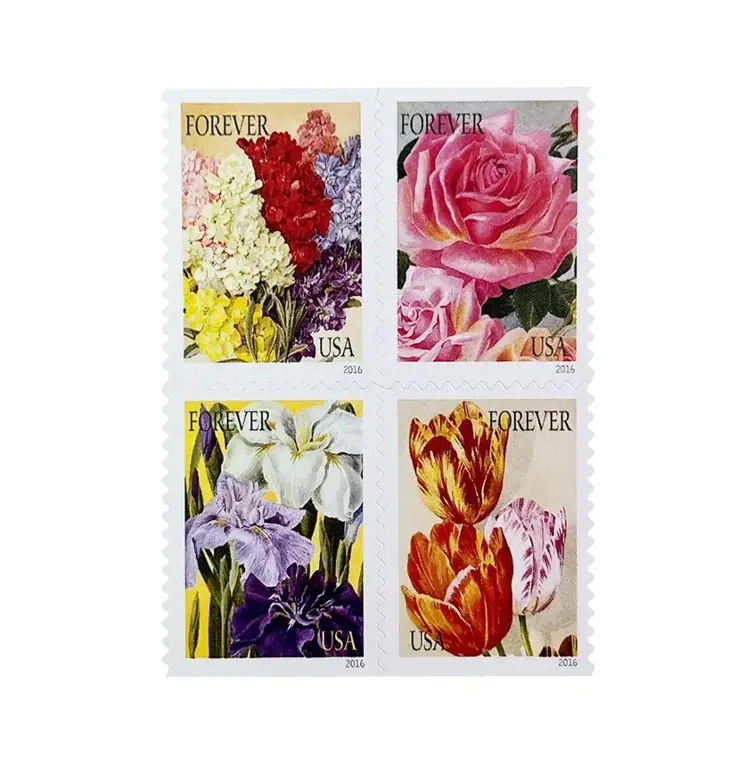 Shop Disocunt Usps Flower Botanical Art Stamps For Sale Cheap In Bulk 2027