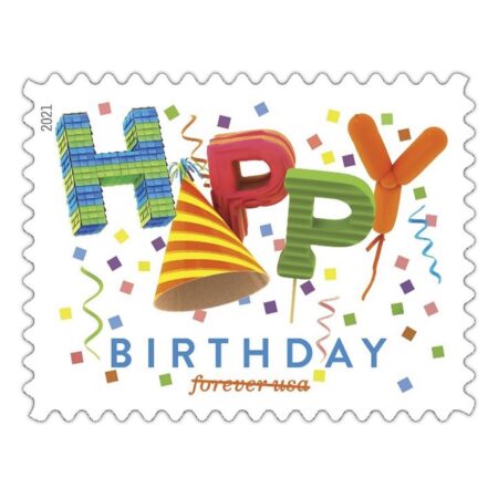 Shop Happy Birthday Stamps 2027