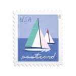 Shop Sailboat Postcard 2023 Cheap Usps Postage Forever Stamps 1 2027