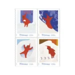 Shop The Snowy Day Stamps Usps Forever Postage Stamp On Sale Cheap In Bulk 2027