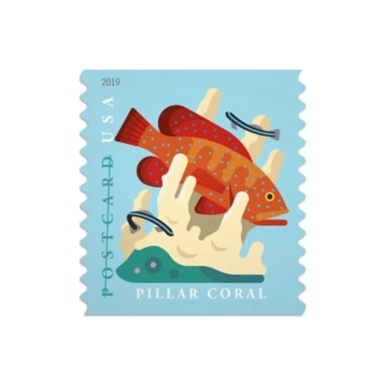Shop Usps Forever Coral Reefs Postcard Stamps Cheap In Bulk 3 2027