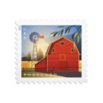 Shop Usps Forever Postage Barns Postcard Stamps 2021 Cheap In Bulk 1 2027