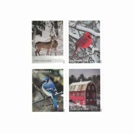 Shop Winter Scenes Stamps Cheap Forever Stamps In Bulk Sale 9 2027